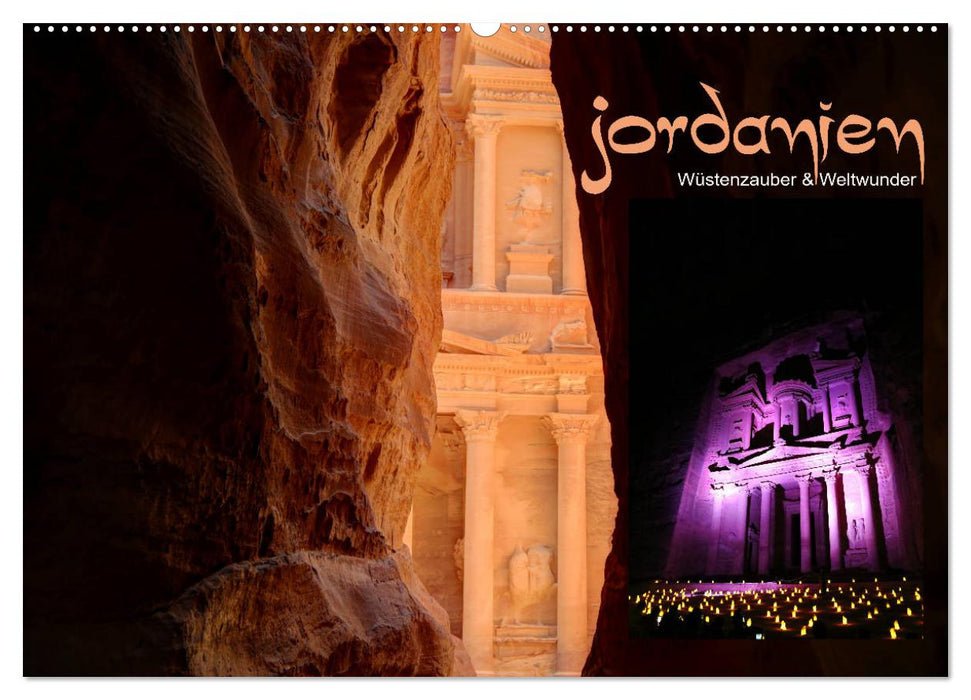 Jordanie – Magie du désert et merveilles du monde (Calendrier mural CALVENDO 2024) 