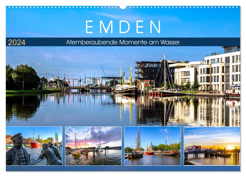 EMDEN Breathtaking moments by the water (CALVENDO wall calendar 2024) 