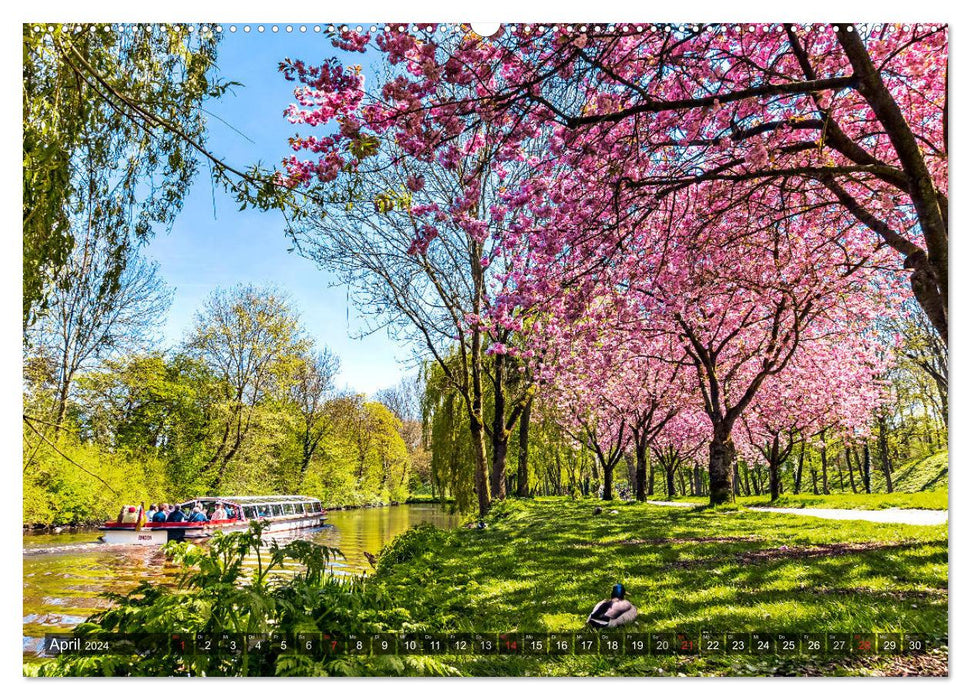 EMDEN Des moments à couper le souffle au bord de l'eau (Calendrier mural CALVENDO 2024) 