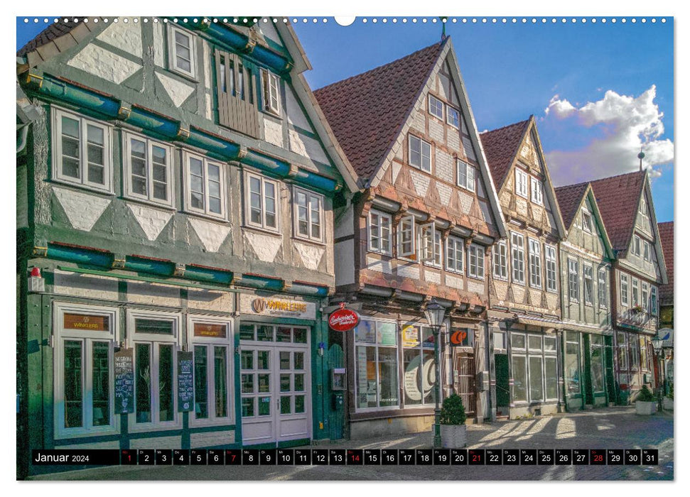 Beautiful towns (CALVENDO Premium wall calendar 2024) 