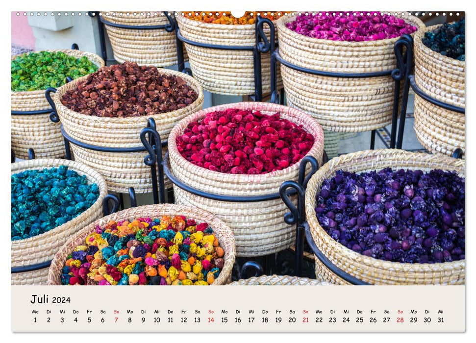 Marrakech - A city like from 1001 Nights (CALVENDO Premium Wall Calendar 2024) 