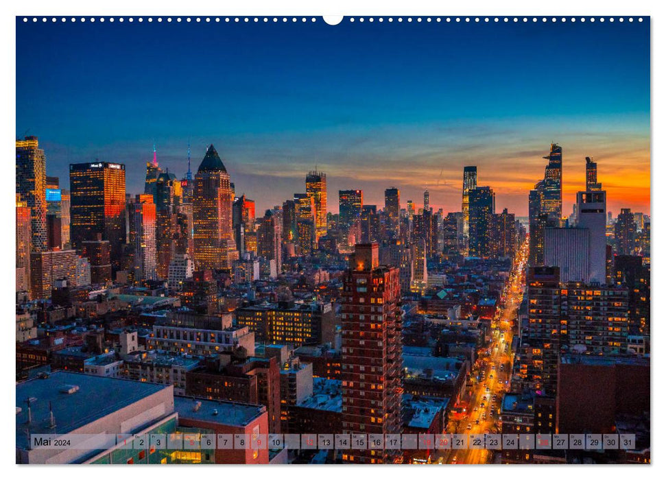 New York - City of Skyscrapers (CALVENDO Premium Wall Calendar 2024) 