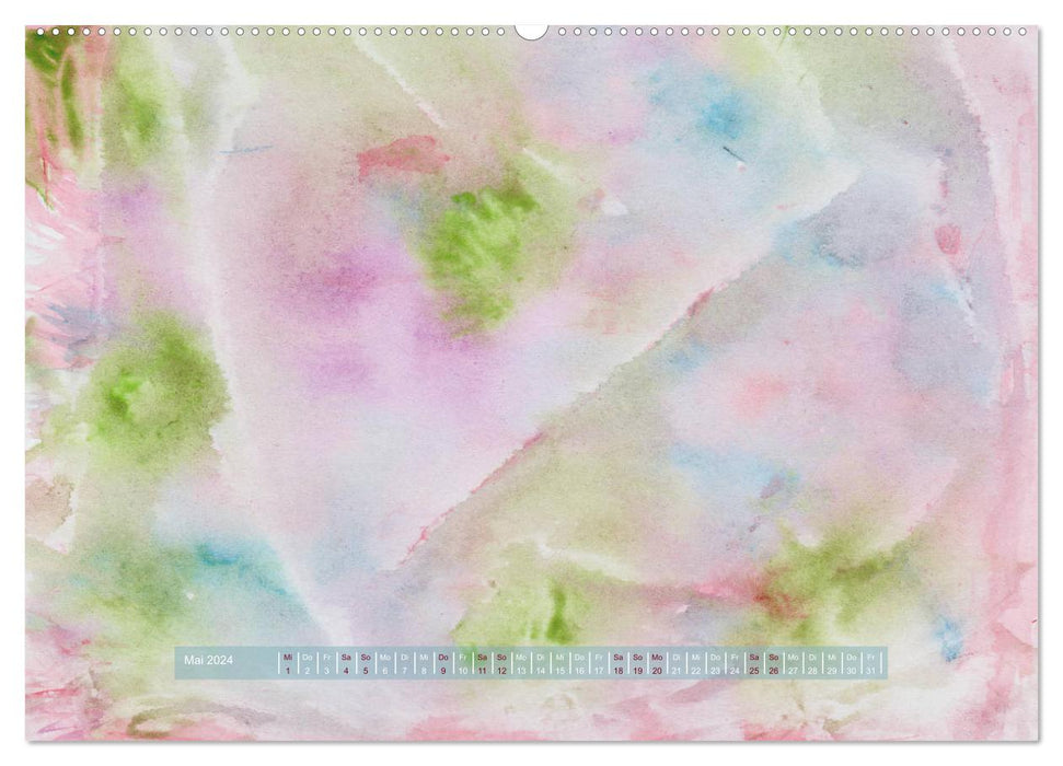 Watercolors – colorful and imaginative (CALVENDO wall calendar 2024) 