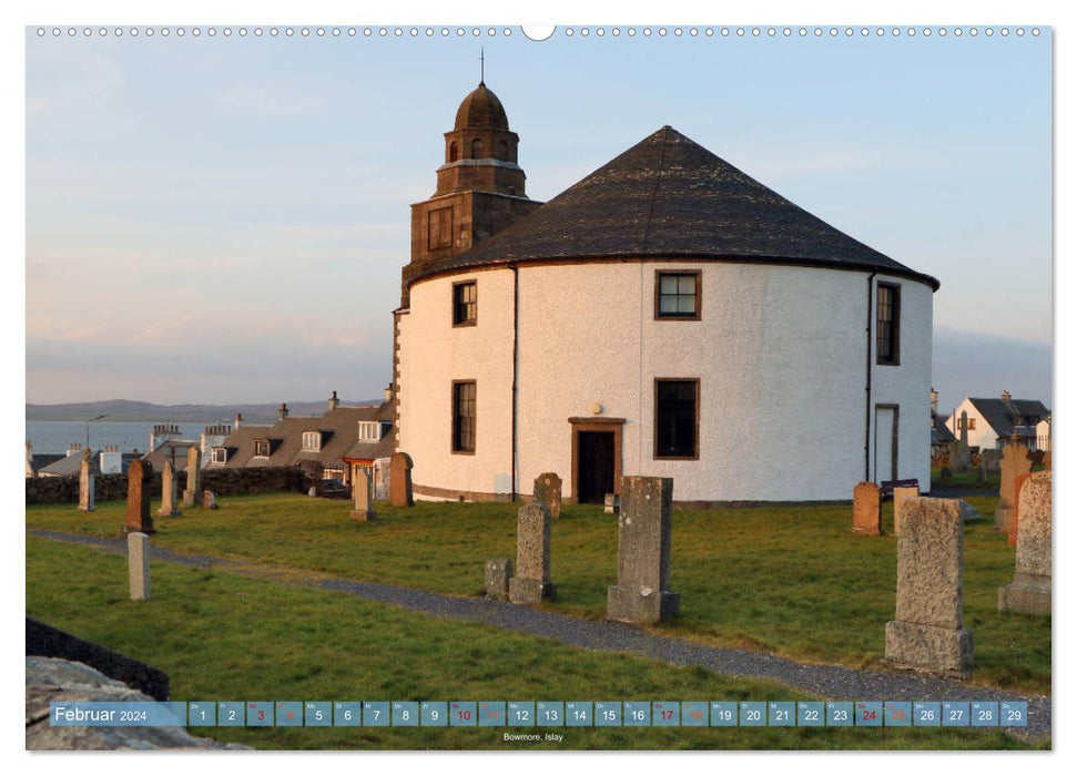 Gigha, Islay, Jura - Zauber schottischer Inselwelt (CALVENDO Premium Wandkalender 2024)
