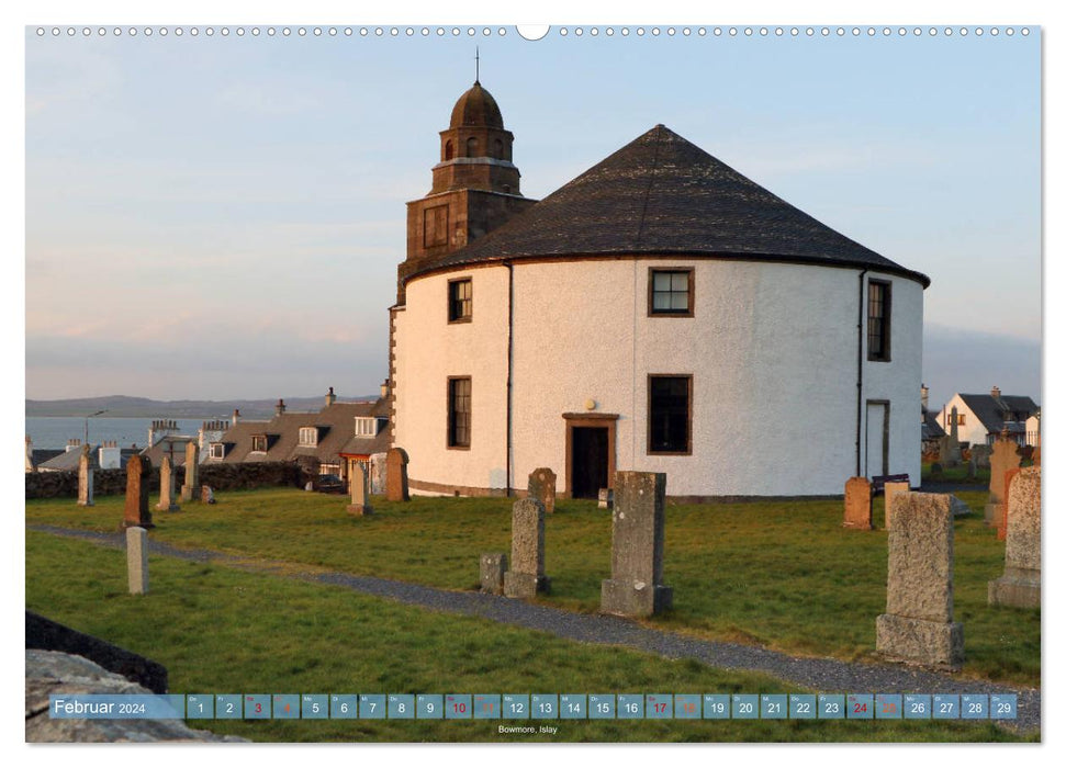 Gigha, Islay, Jura - Magic of Scottish Islands (CALVENDO Premium Wall Calendar 2024) 