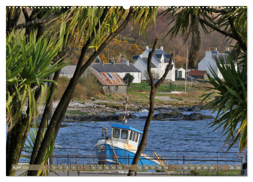 Gigha, Islay, Jura - Magic of Scottish Islands (CALVENDO Premium Wall Calendar 2024) 