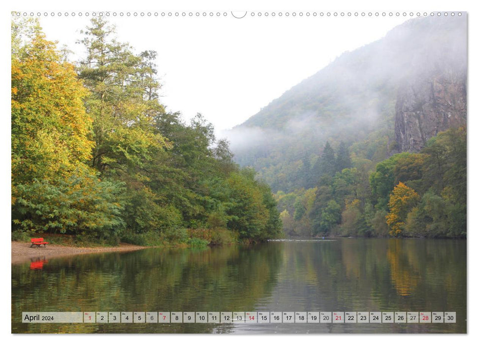 Autumnal Bad Kreuznach an der Nahe (CALVENDO Premium Wall Calendar 2024) 