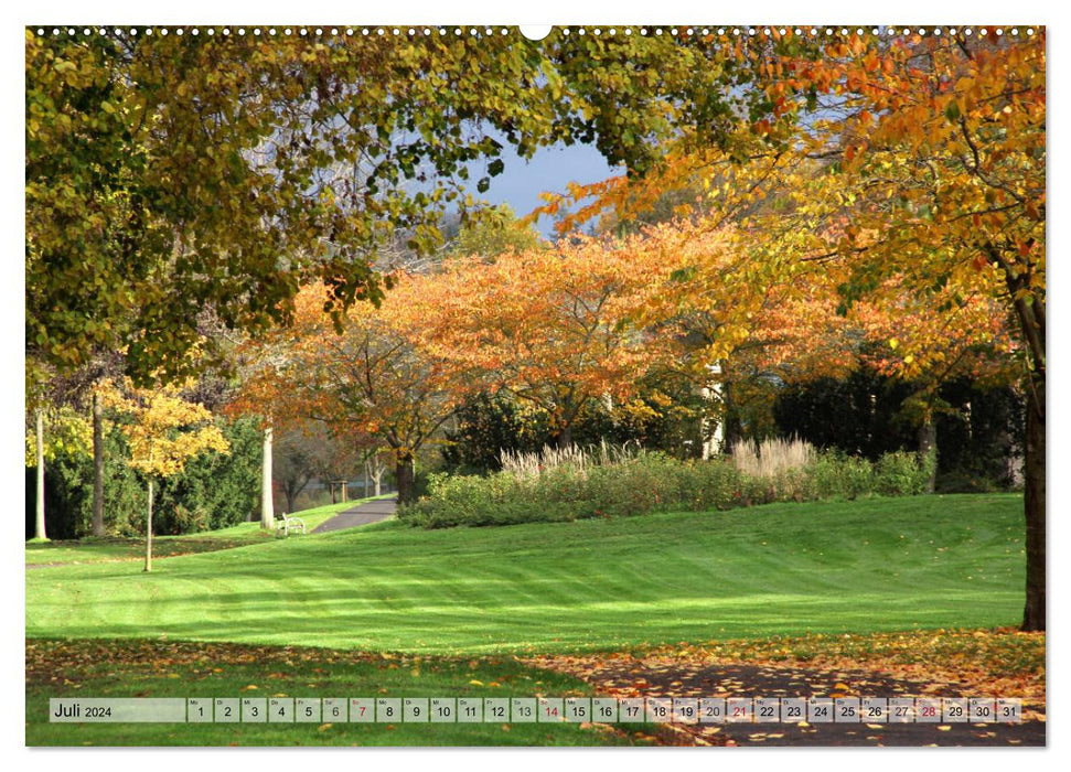 Autumnal Bad Kreuznach an der Nahe (CALVENDO Premium Wall Calendar 2024) 