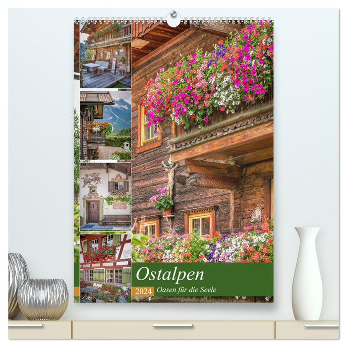 Alpes orientales, oasis pour l'âme (Calendrier mural CALVENDO Premium 2024) 