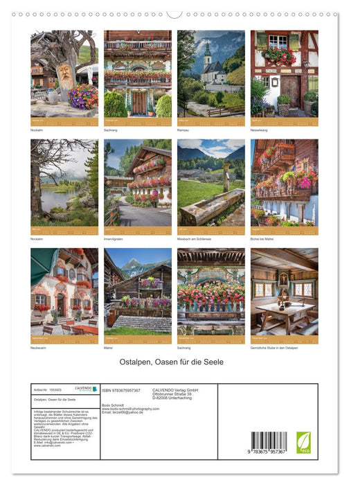 Eastern Alps, oases for the soul (CALVENDO Premium Wall Calendar 2024) 