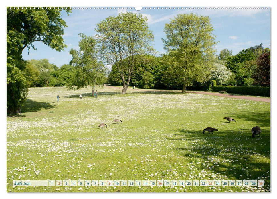 Parks - Air and Green (CALVENDO Premium Wall Calendar 2024) 