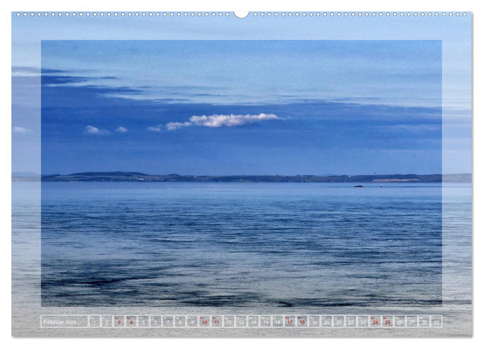 Art in the firmament - impressions of Scottish coasts (CALVENDO wall calendar 2024) 