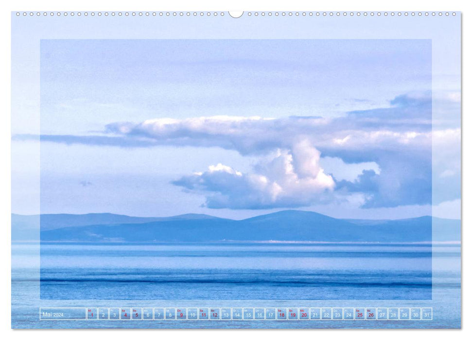 Art in the firmament - impressions of Scottish coasts (CALVENDO wall calendar 2024) 