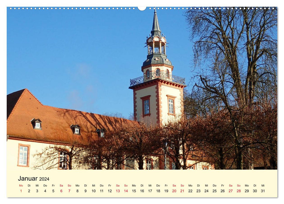 Willkommen in Bensheim an der Bergstraße (CALVENDO Wandkalender 2024)
