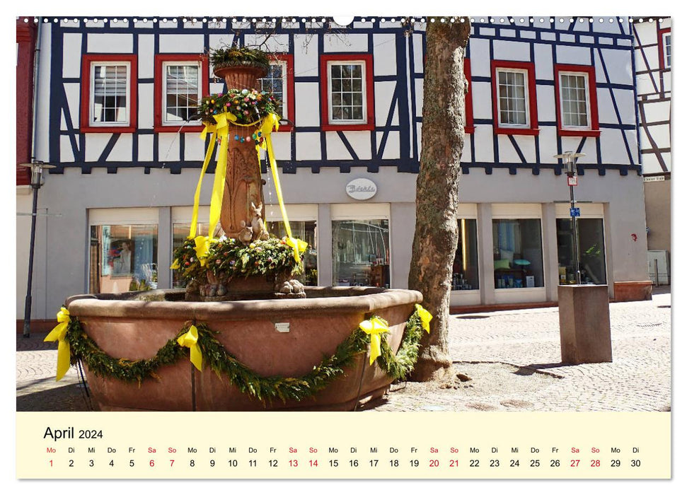 Willkommen in Bensheim an der Bergstraße (CALVENDO Wandkalender 2024)