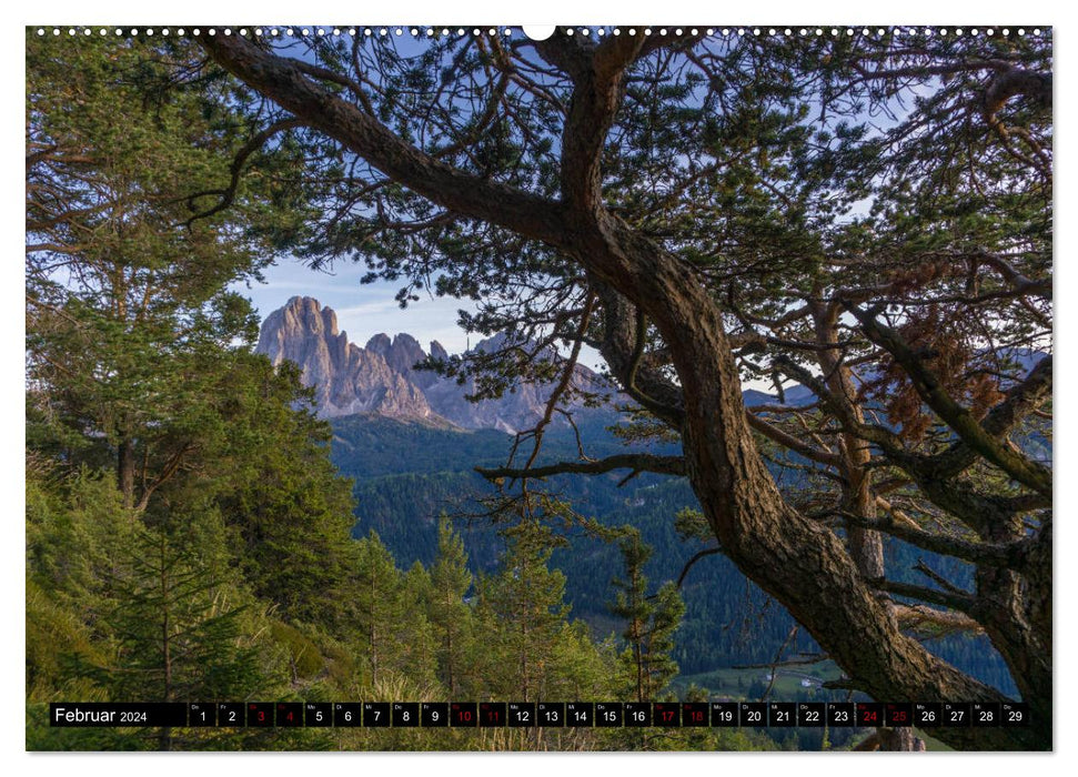 Dolomites Italy's most beautiful mountains (CALVENDO Premium Wall Calendar 2024) 