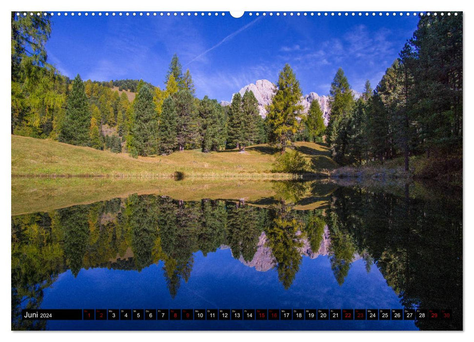 Dolomites Italy's most beautiful mountains (CALVENDO Premium Wall Calendar 2024) 