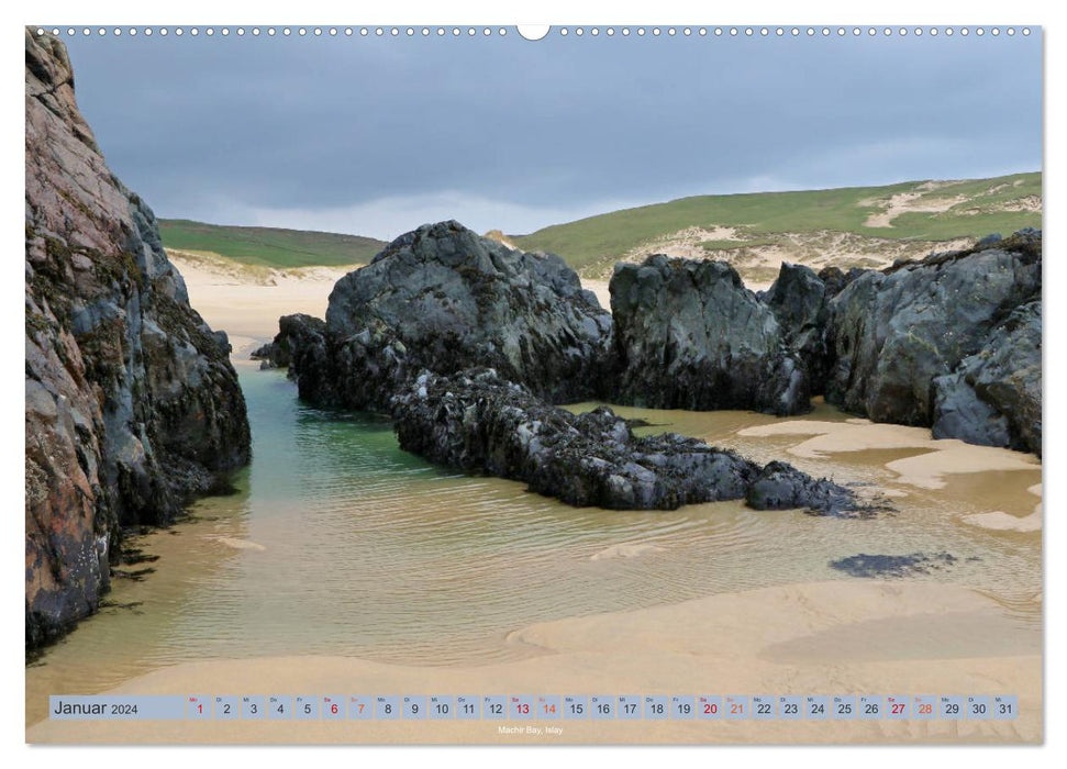 Gigha, Islay, Jura - magic of Scottish islands (CALVENDO wall calendar 2024) 