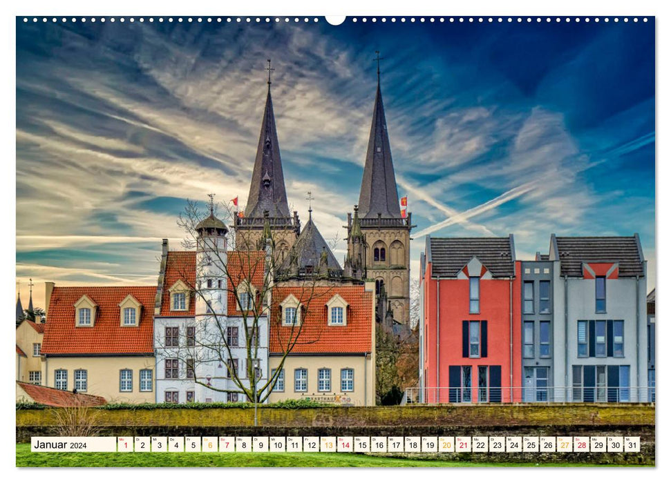 Travel through Germany - Xanten am Niederrhein (CALVENDO Premium Wall Calendar 2024) 