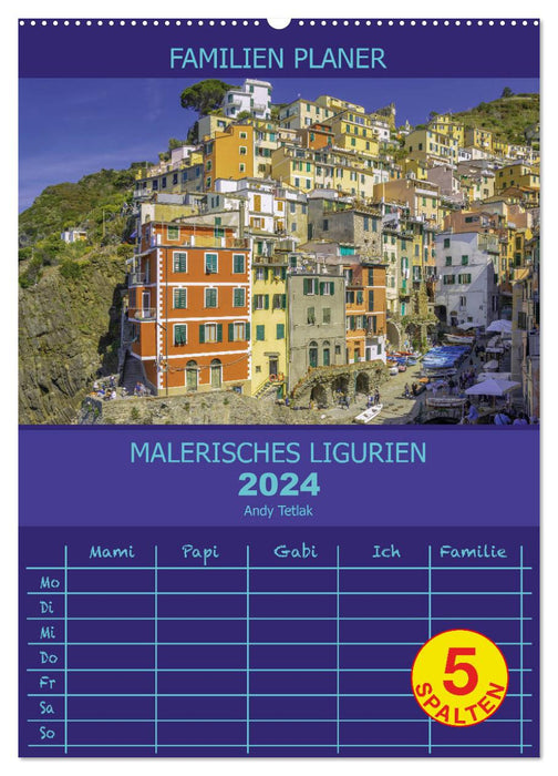 Malerisches Ligurien (CALVENDO Wandkalender 2024)