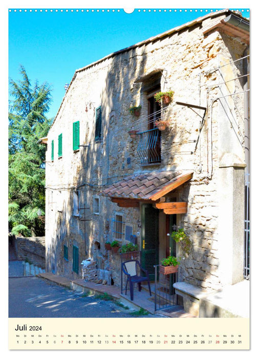 Toskana - Unterwegs in Volterra (CALVENDO Premium Wandkalender 2024)
