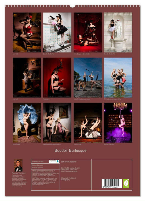 Boudoir Burlesque (Calendrier mural CALVENDO Premium 2024) 