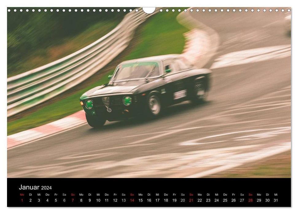 Vintage Racing, historischer Motorsport (CALVENDO Wandkalender 2024)