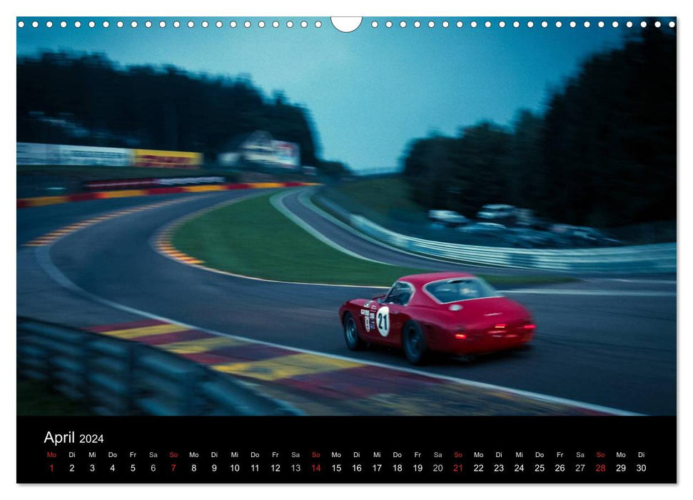 Vintage Racing, historischer Motorsport (CALVENDO Wandkalender 2024)