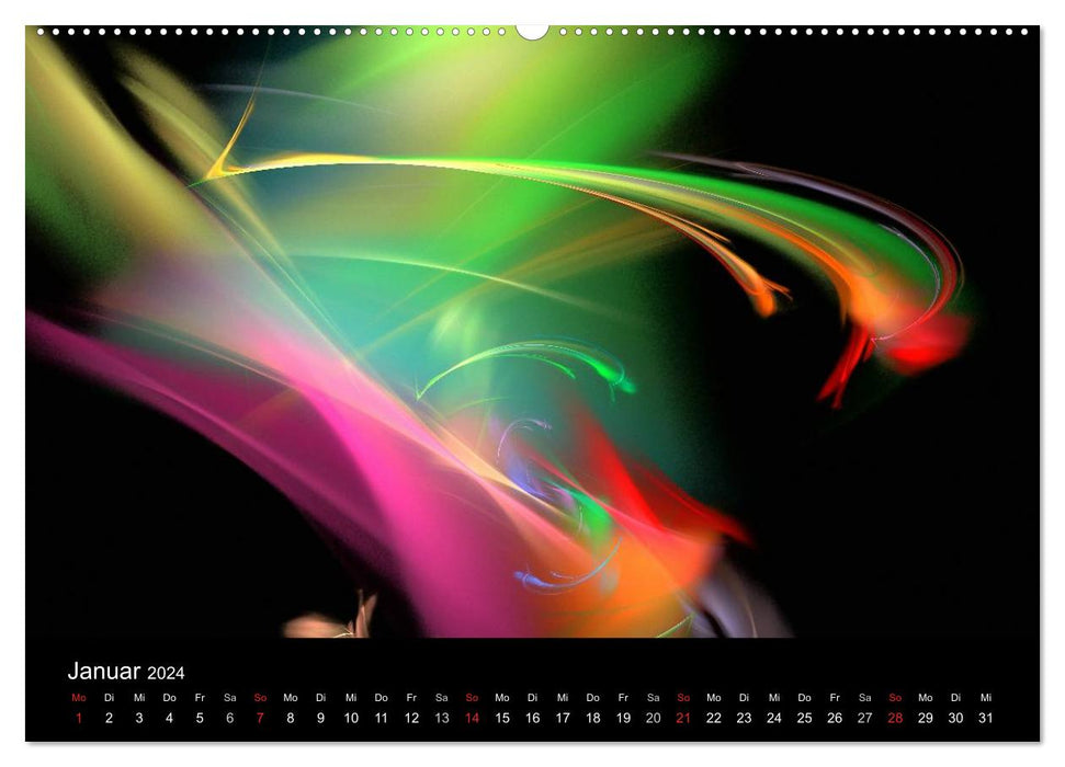 Wunderbare Welt der Farben 2024 (CALVENDO Wandkalender 2024)