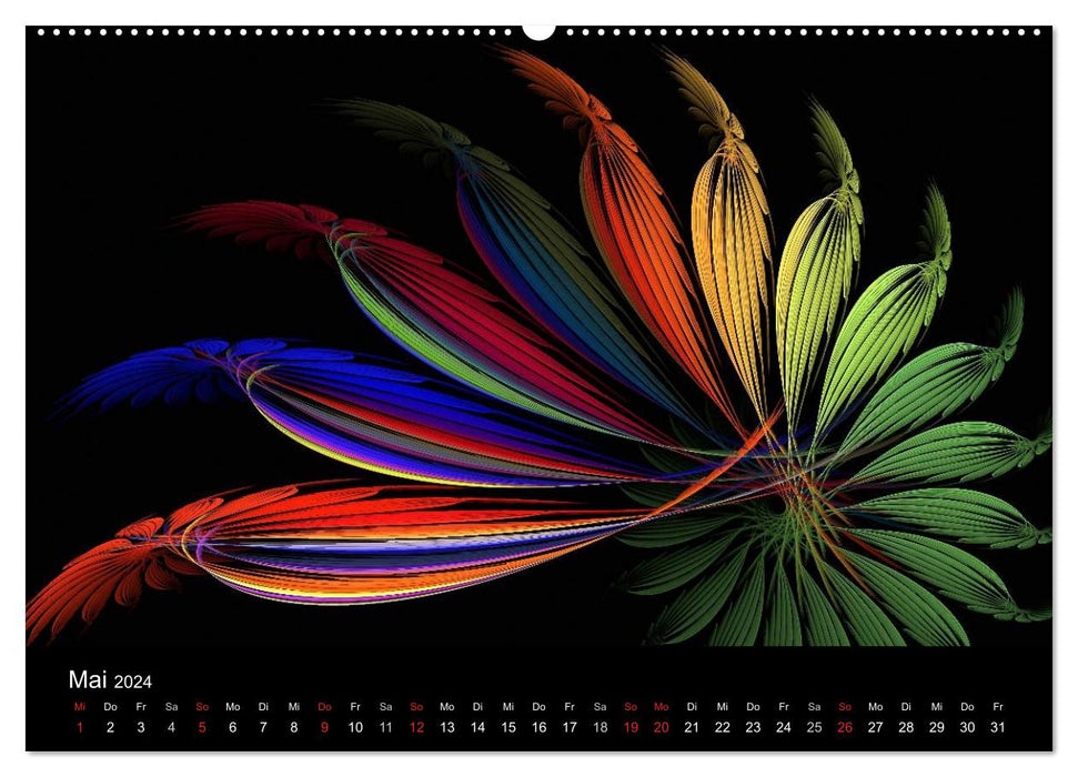 Wunderbare Welt der Farben 2024 (CALVENDO Wandkalender 2024)