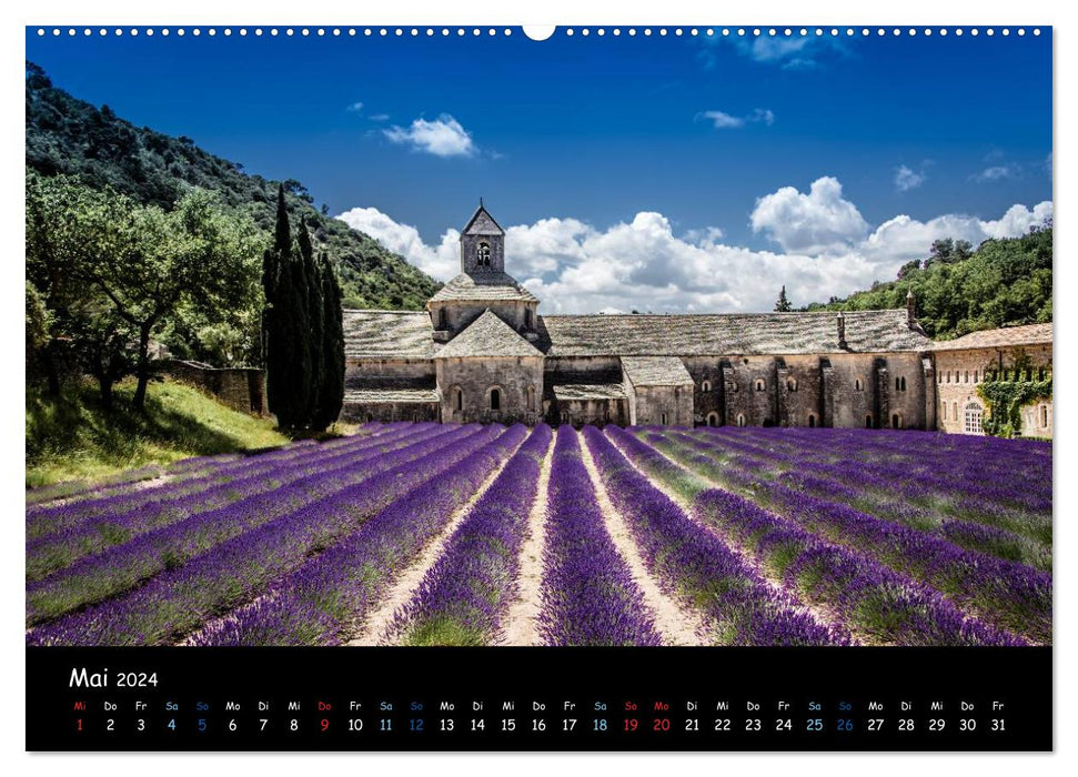 Provence - Lavendelblüte (CALVENDO Wandkalender 2024)