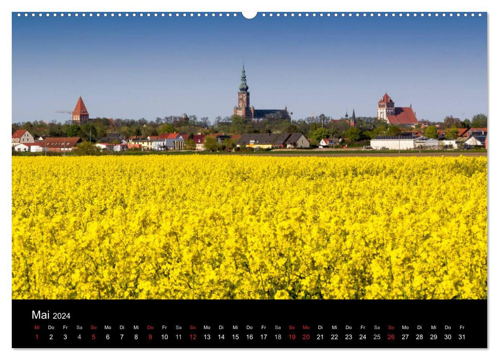 Univeritäts- und Hansestadt Greifswald (CALVENDO Premium Wandkalender 2024)