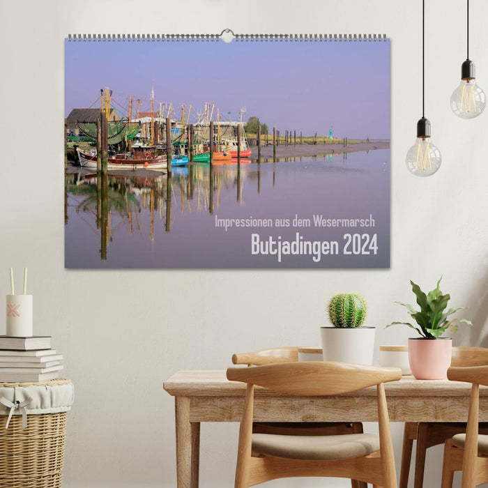 Impressionen aus dem Wesermarsch - Butjadingen 2024 (CALVENDO Wandkalender 2024)