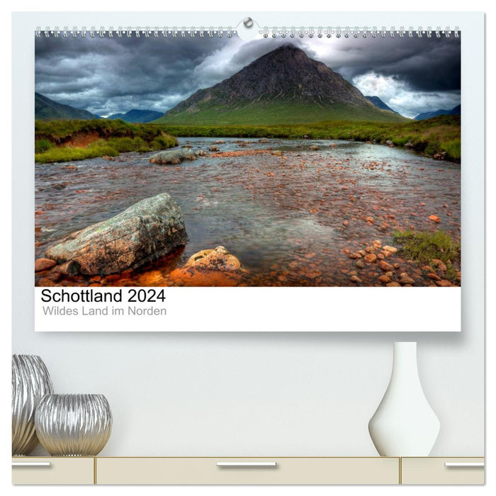 Schottland 2024 - Wildes Land im Norden (CALVENDO Premium Wandkalender 2024)