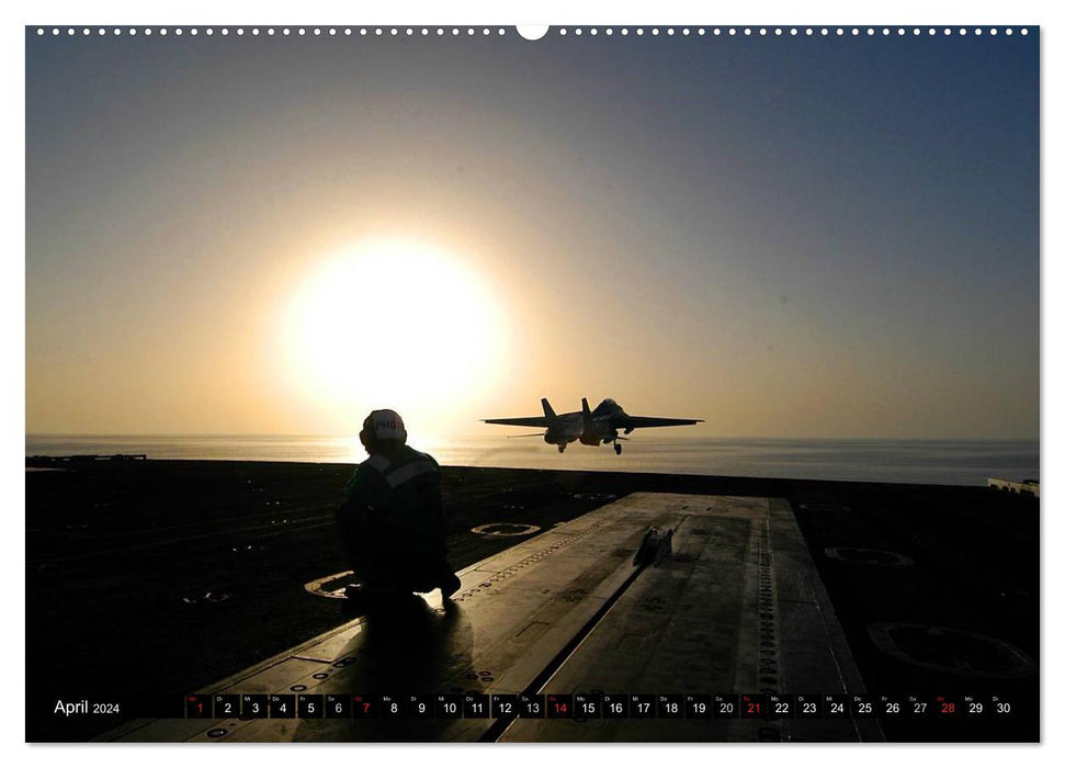 Kampfjets • U.S. Aircraft (CALVENDO Premium Wandkalender 2024)