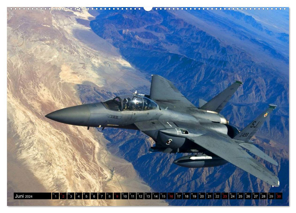 Kampfjets • U.S. Aircraft (CALVENDO Premium Wandkalender 2024)