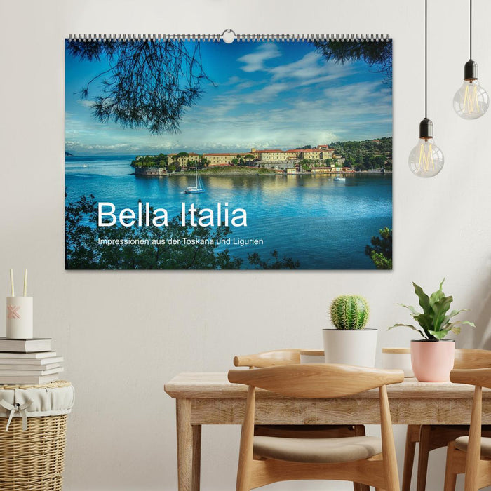 Bella Italia – Impressions de Toscane et de Ligurie (Calendrier mural CALVENDO 2024) 