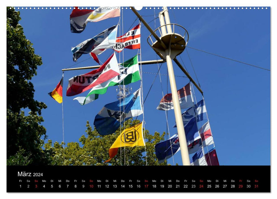 Binnenschiff Ahoi! (CALVENDO Premium Wandkalender 2024)