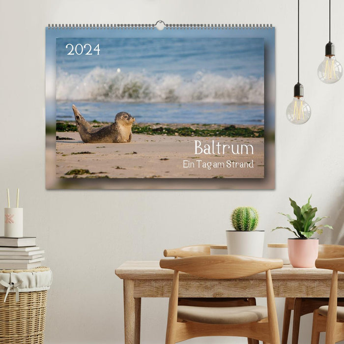 Baltrum - Ein Tag am Strand (CALVENDO Wandkalender 2024)