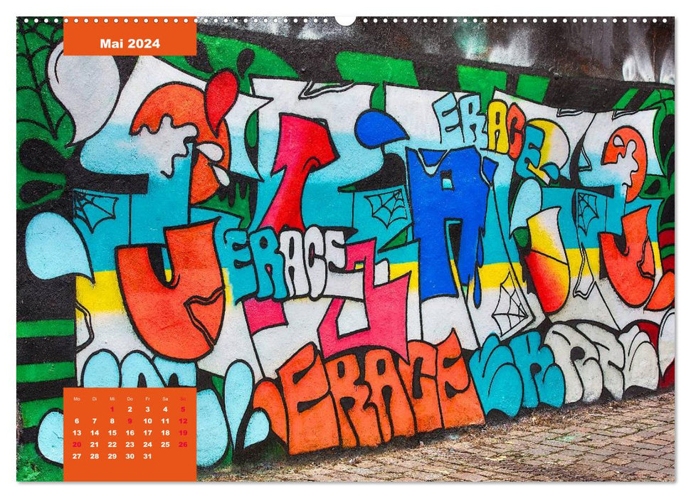 Graffiti (CALVENDO Premium Wandkalender 2024)