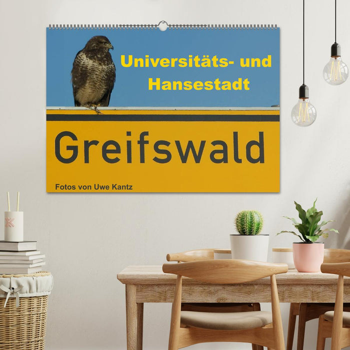 Univeritäts- und Hansestadt Greifswald (CALVENDO Wandkalender 2024)