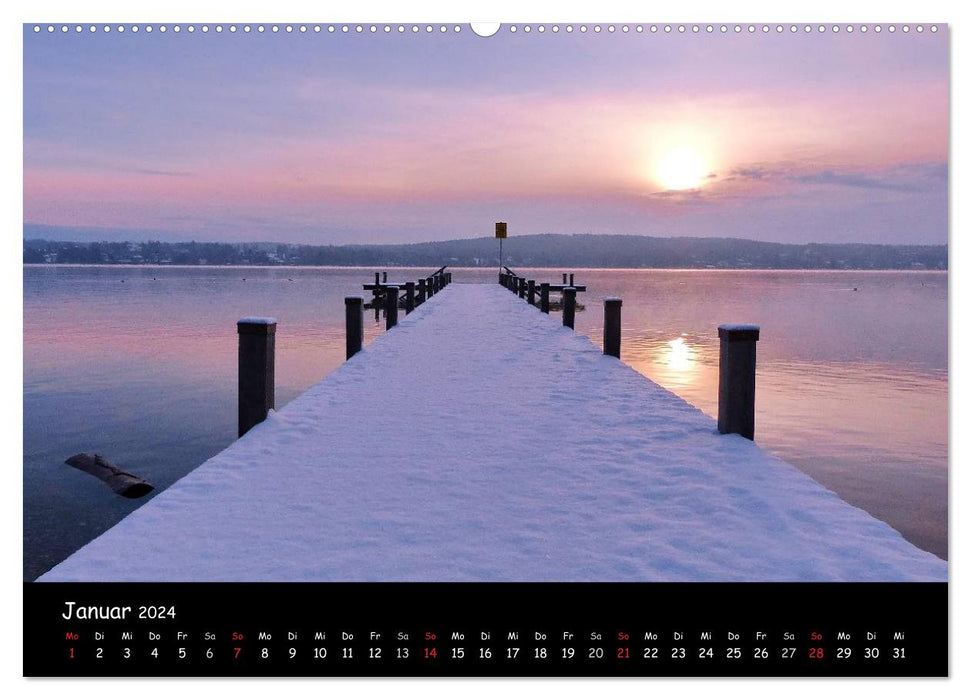 Starnberger See - Silent Moments (CALVENDO Premium Wandkalender 2024)