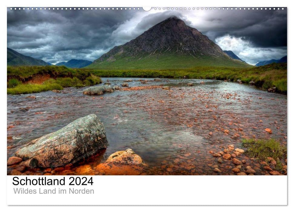 Schottland 2024 - Wildes Land im Norden (CALVENDO Wandkalender 2024)