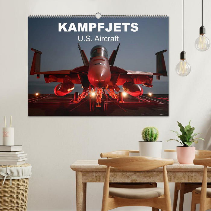 Kampfjets • U.S. Aircraft (CALVENDO Wandkalender 2024)