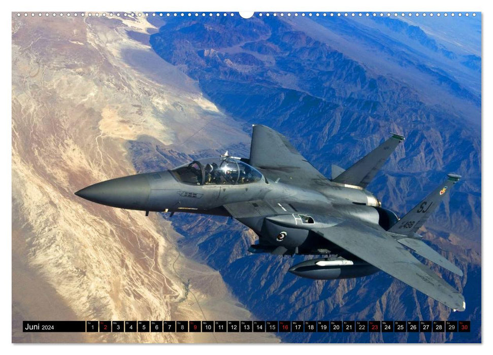 Kampfjets • U.S. Aircraft (CALVENDO Wandkalender 2024)