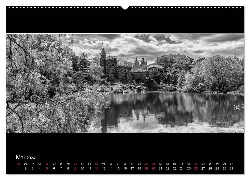 NEW YORK CITY Höhepunkte im Panoramaformat (CALVENDO Premium Wandkalender 2024)