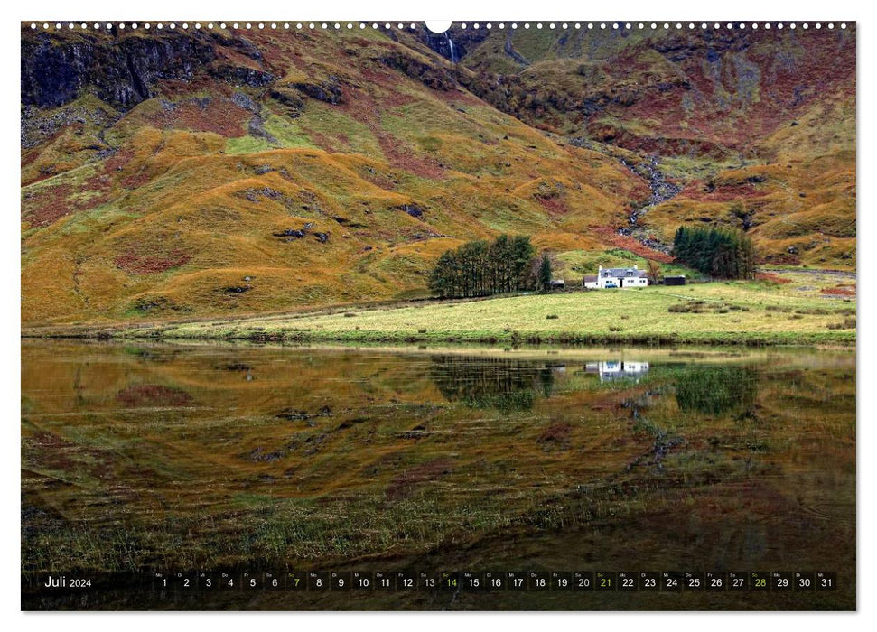 Wunderbares Schottland (CALVENDO Premium Wandkalender 2024)