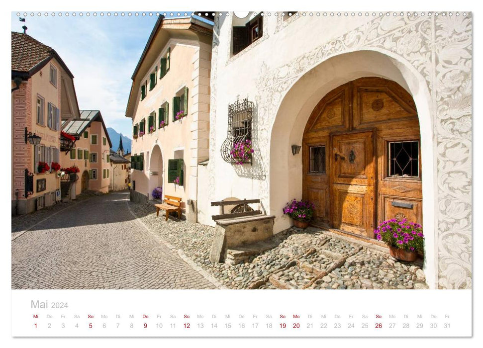 Graubünden Engadin 2024 (CALVENDO Premium Wandkalender 2024)