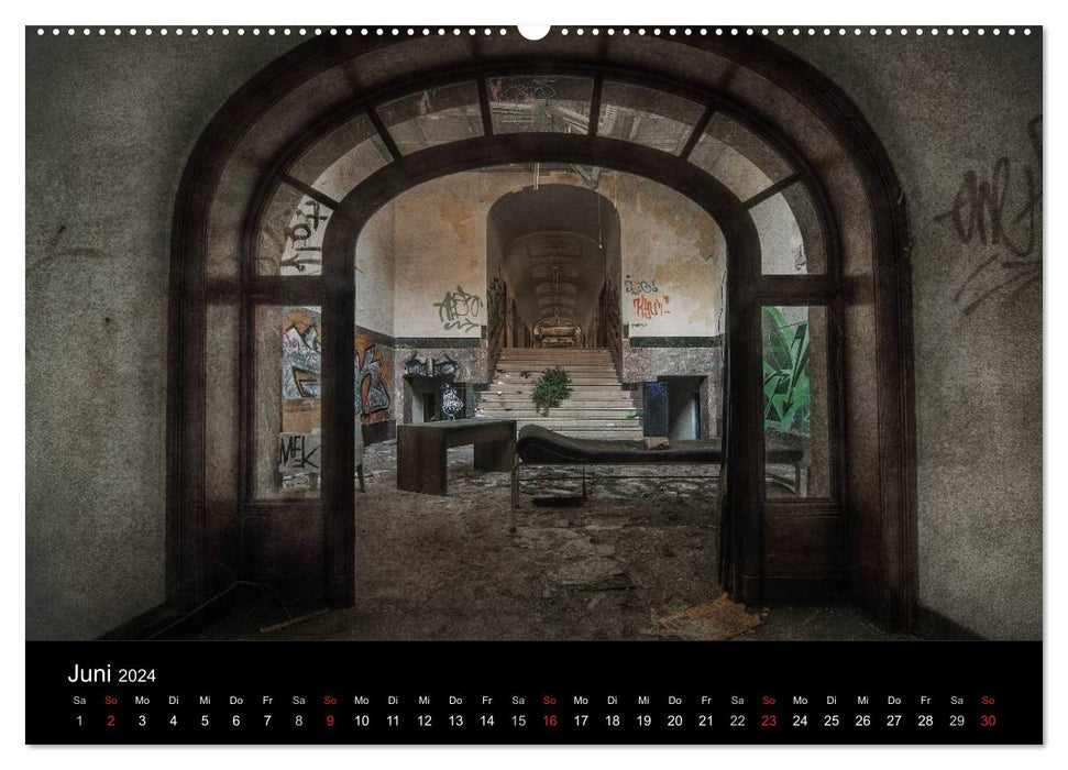 Geheimnisvolle Orte - Lost Places (CALVENDO Wandkalender 2024)