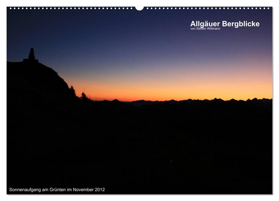 Allgäuer Bergblicke (CALVENDO Wandkalender 2024)
